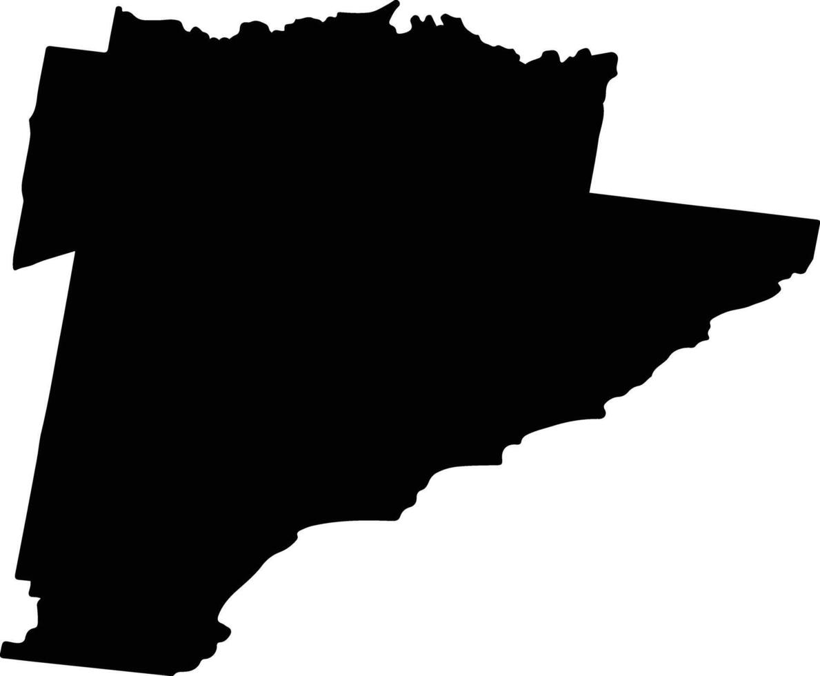 Surf Coast Australia silhouette map vector