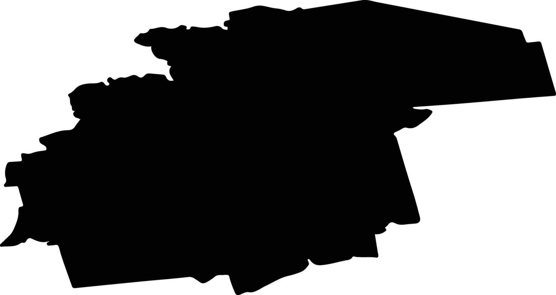 Surju vald Estonia silhouette map vector