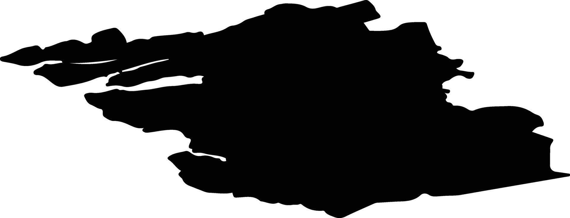 Surnadal nor Norway silhouette map vector