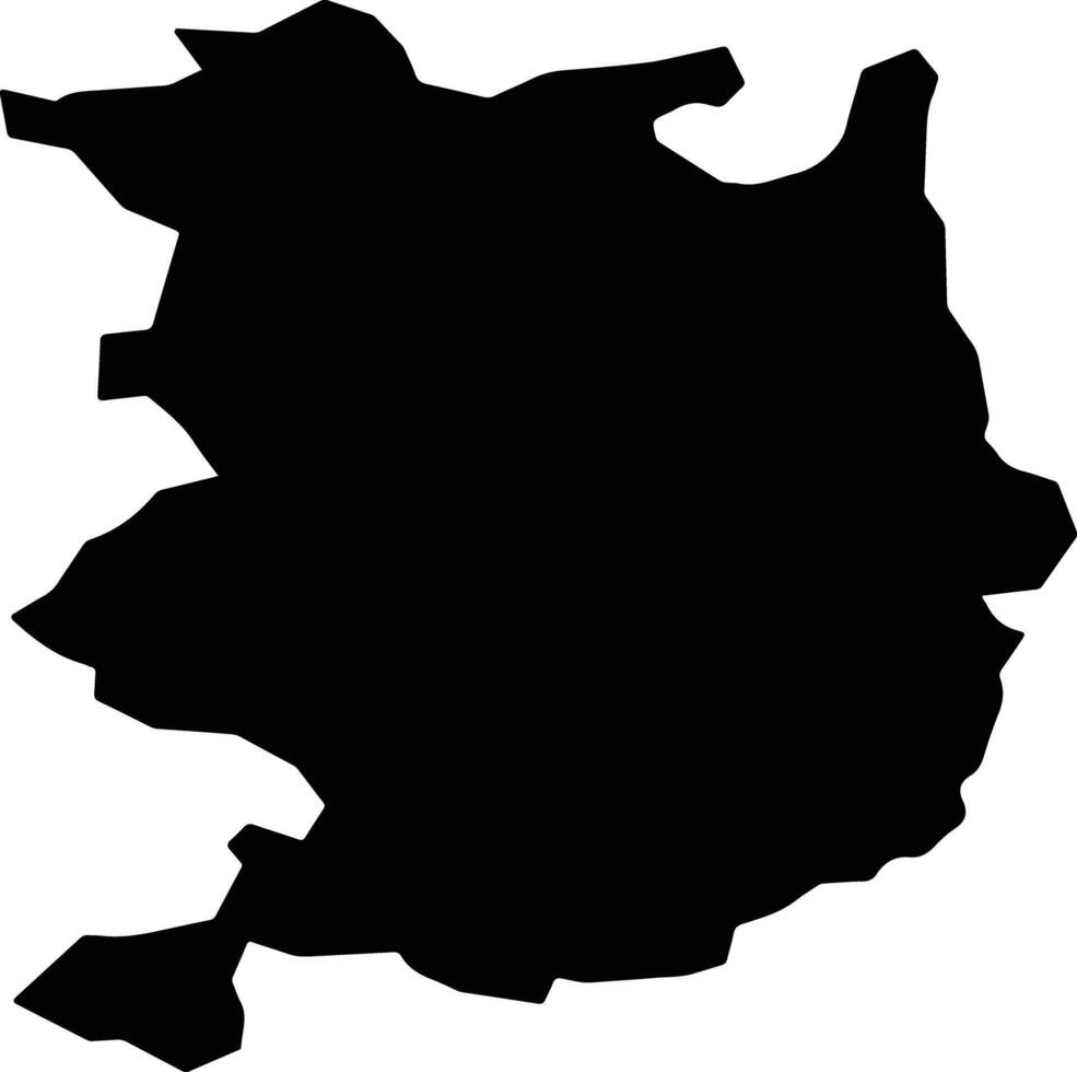 Sursee Switzerland silhouette map vector