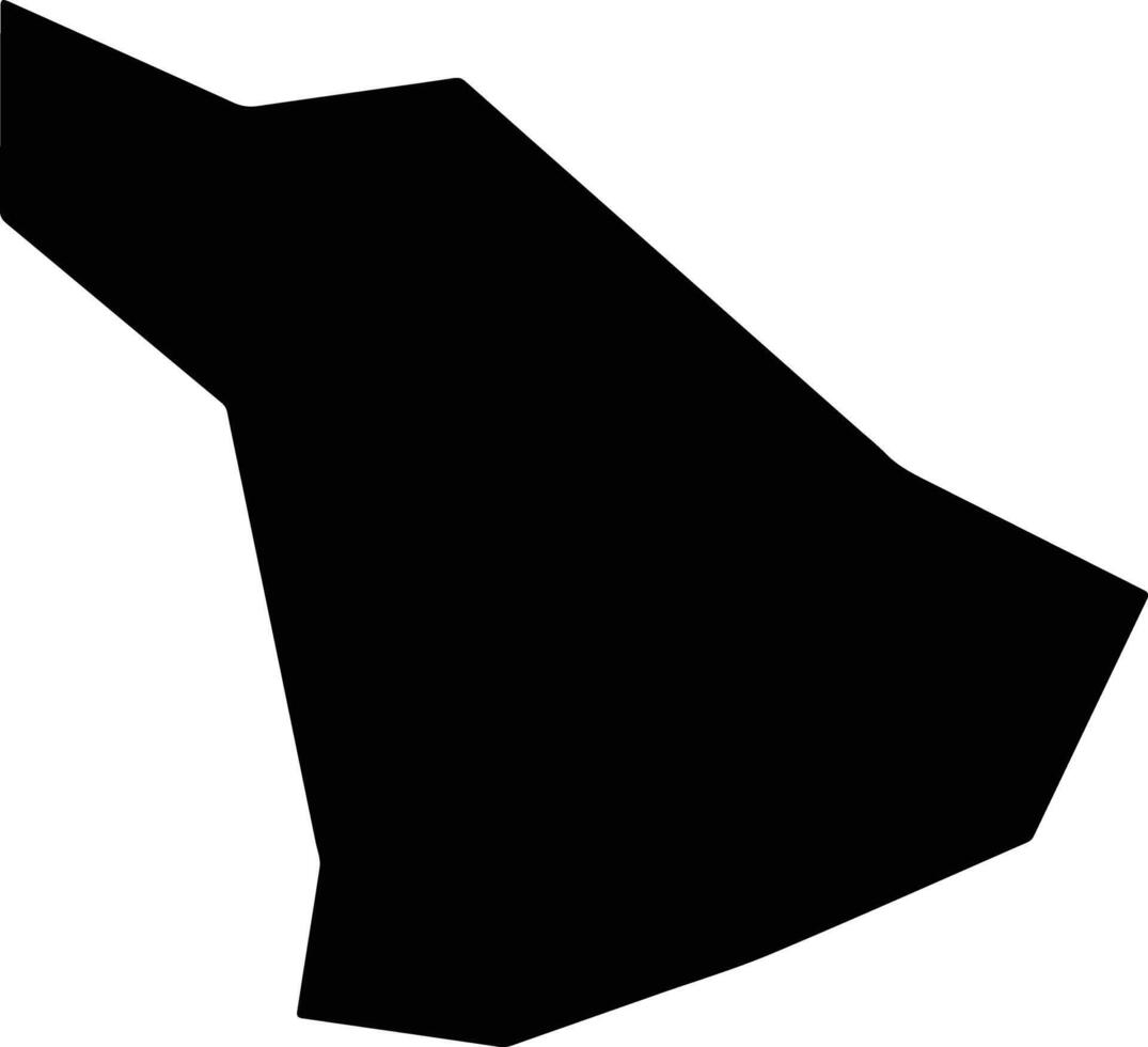 Susongxian China silhouette map vector