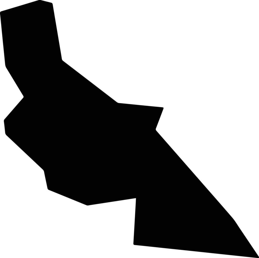 Sussuapara Brazil silhouette map vector