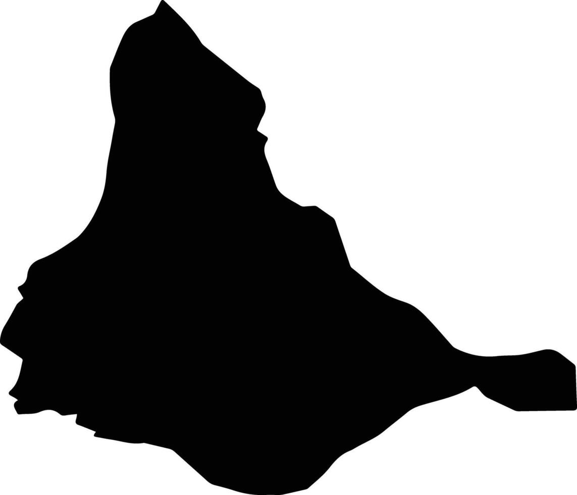 Susurluk Turkey silhouette map vector