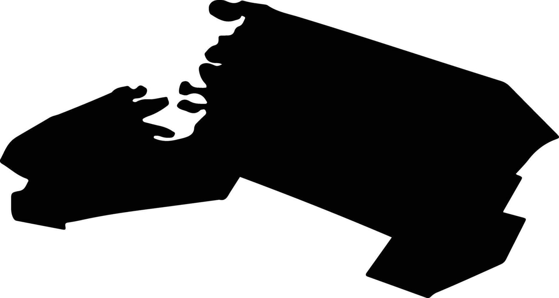 SUTESTI Romania silhouette map vector