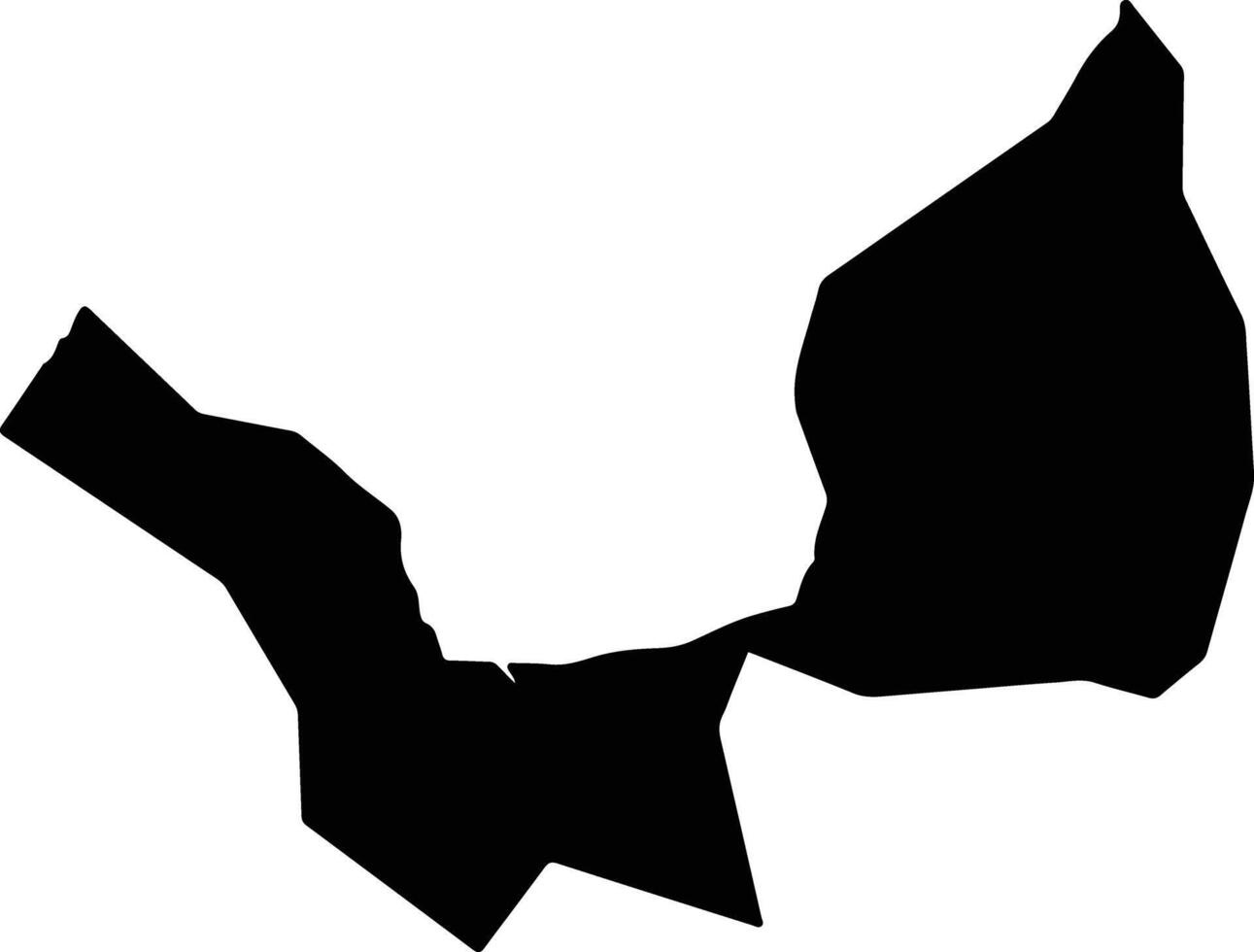Suttu Japan silhouette map vector