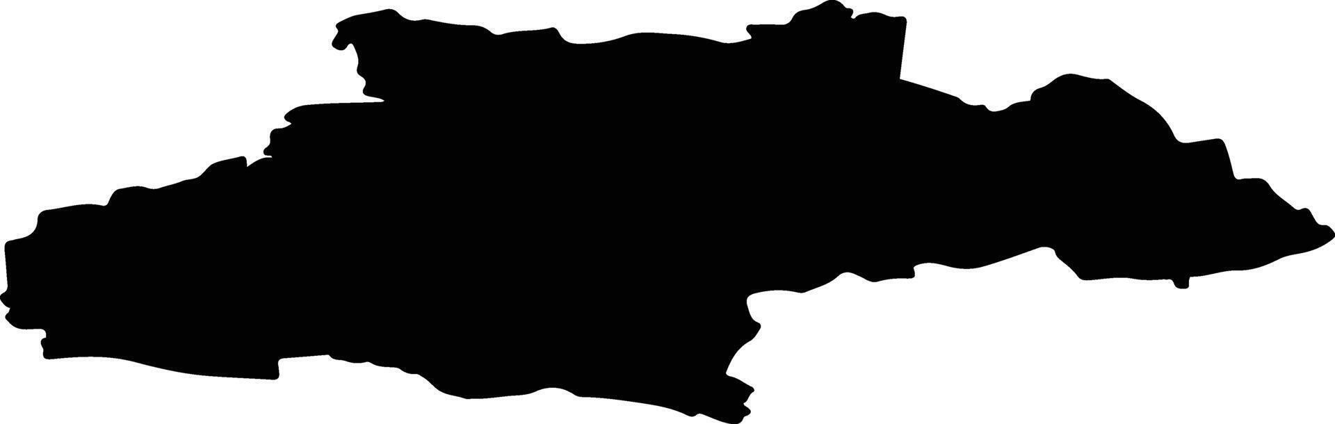 Suure Jaani vald Estonia silhouette map vector