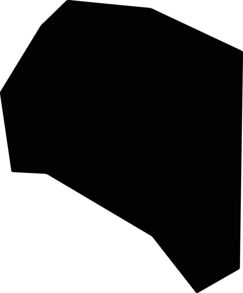 Suwannee United States silhouette map vector