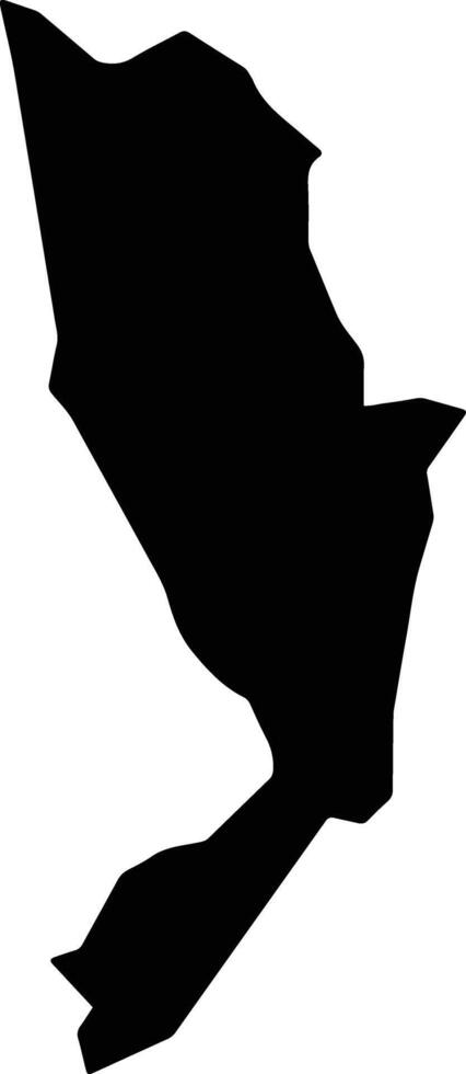Suwayr Yemen silhouette map vector