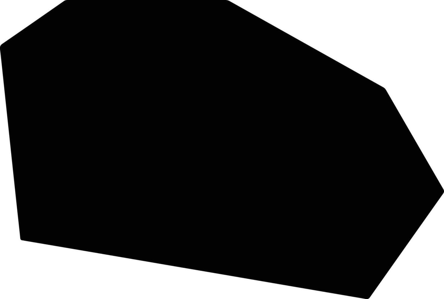 Svaliava Ukraine silhouette map vector