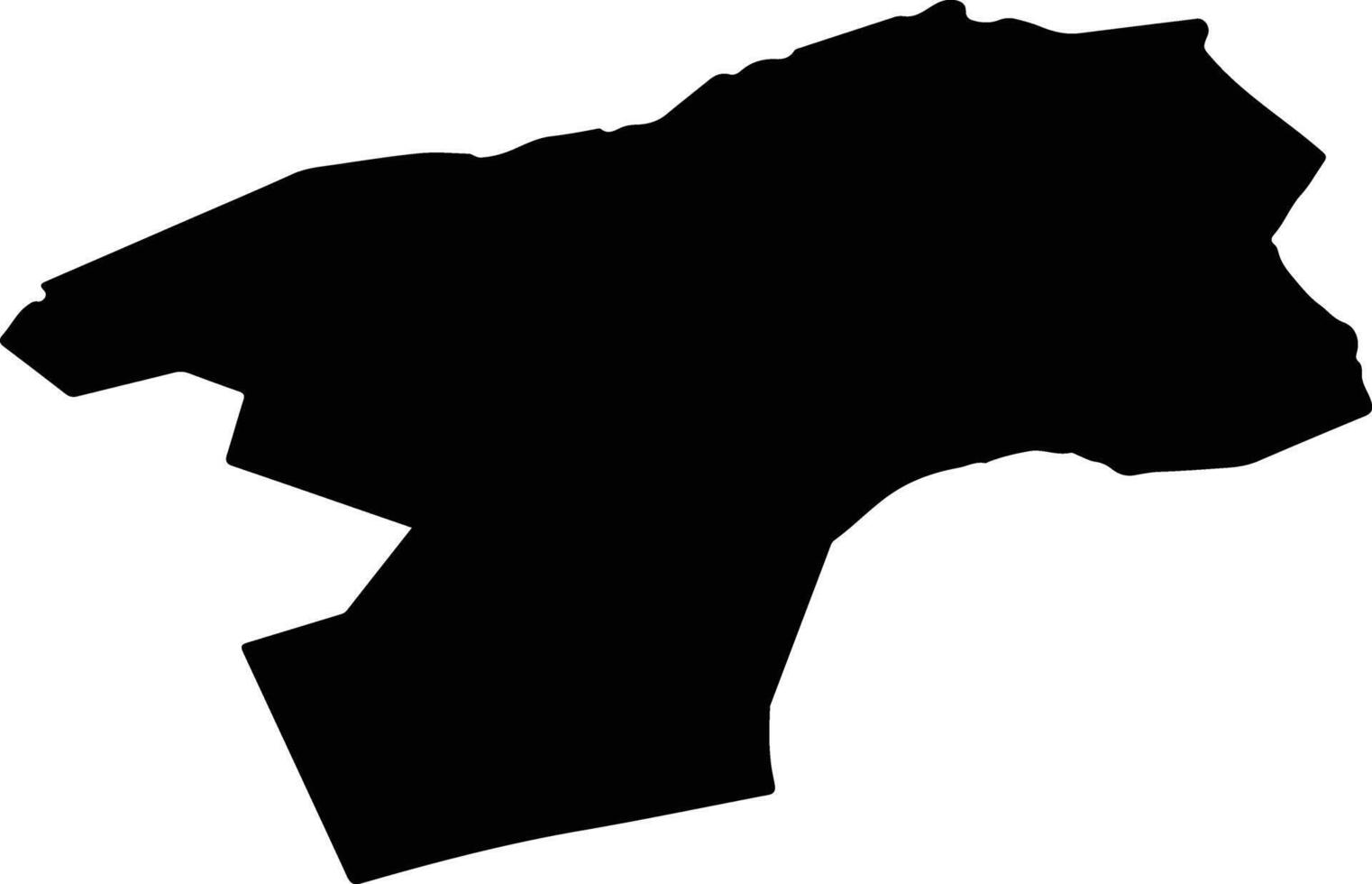 Suzu Japan silhouette map vector
