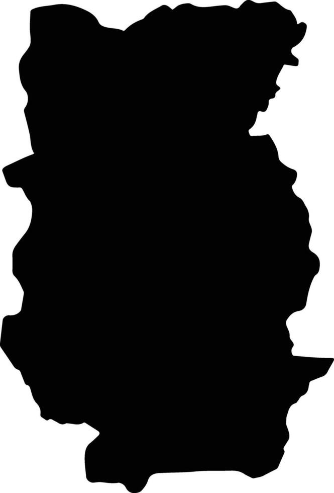 Svay Leu Cambodia silhouette map vector