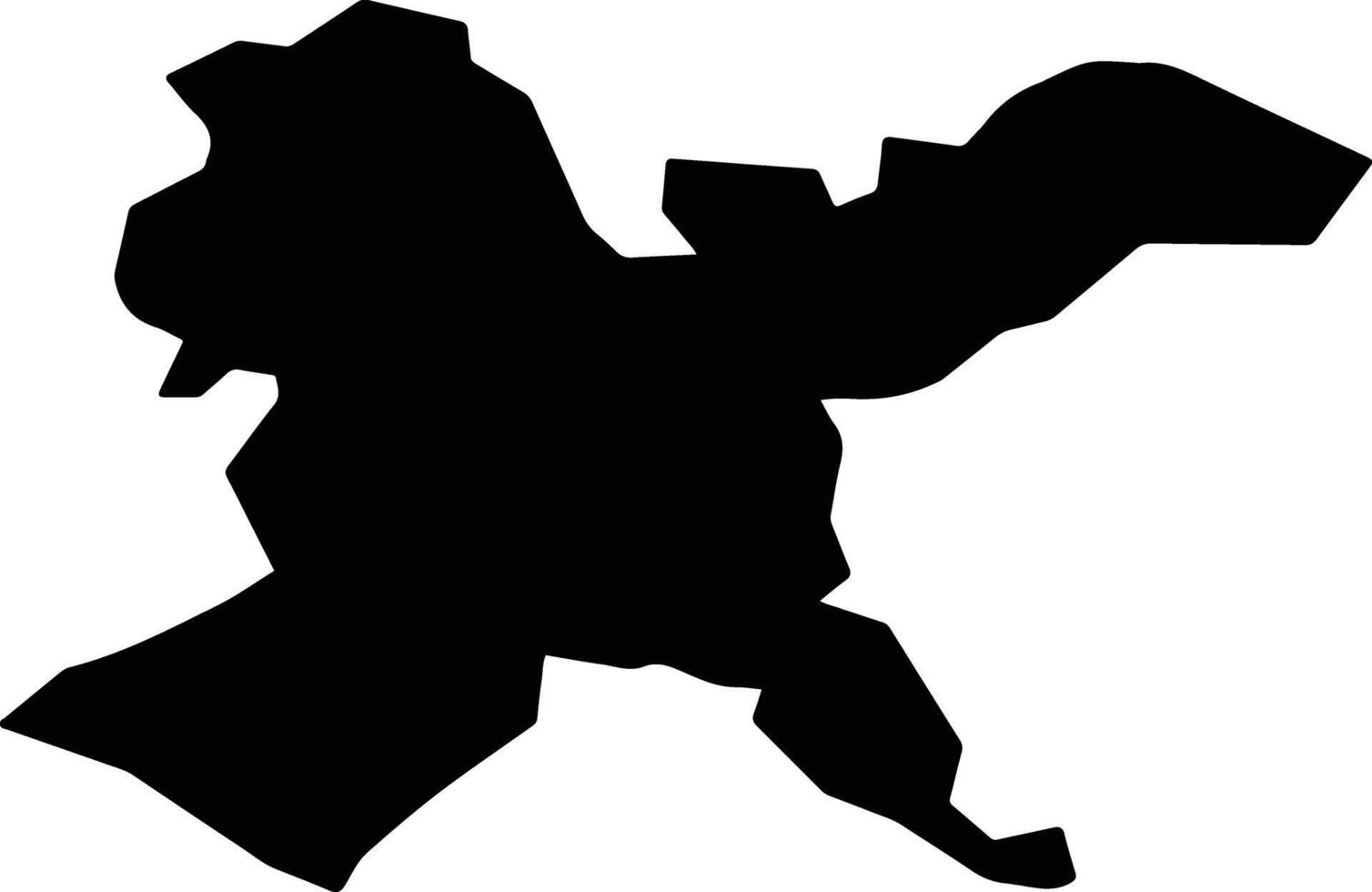 Sveta Trojica v Slovenskih goricah Slovenia silhouette map vector