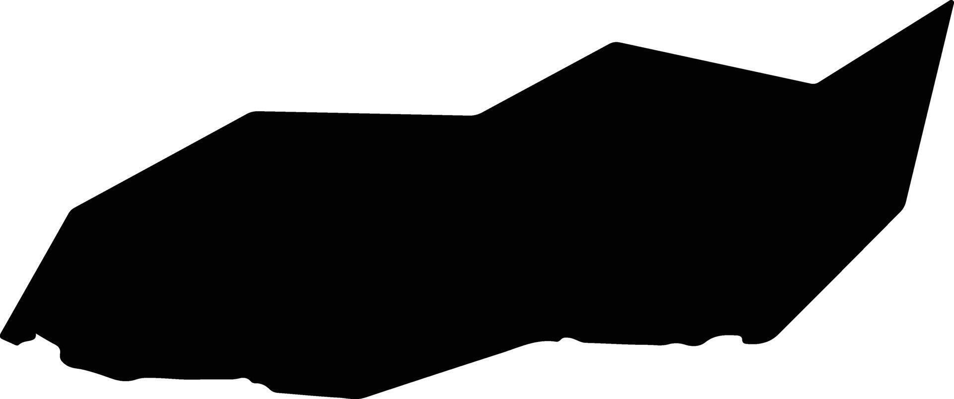 Svendborg Denmark silhouette map vector
