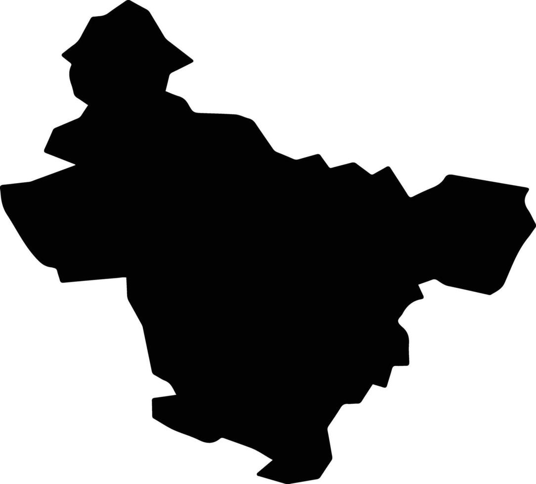 Sveta Ana Slovenia silhouette map vector