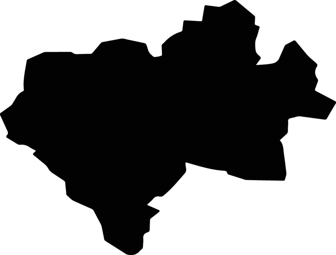 Sveti Jurij ob lcavnici Slovenia silhouette map vector
