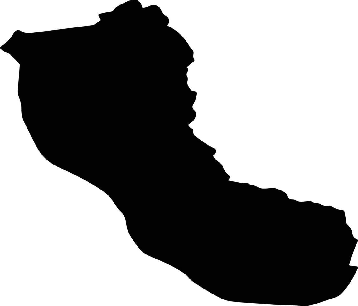 SVINITA Romania silhouette map vector