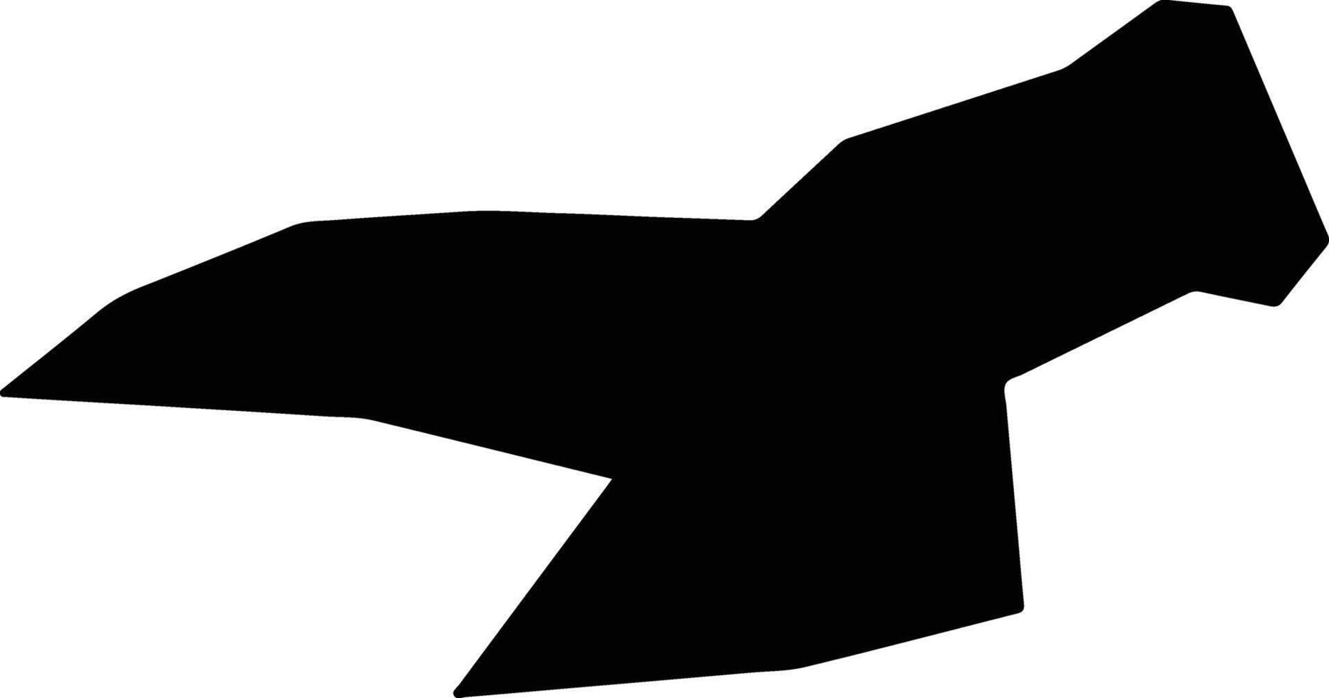 Swain United States silhouette map vector