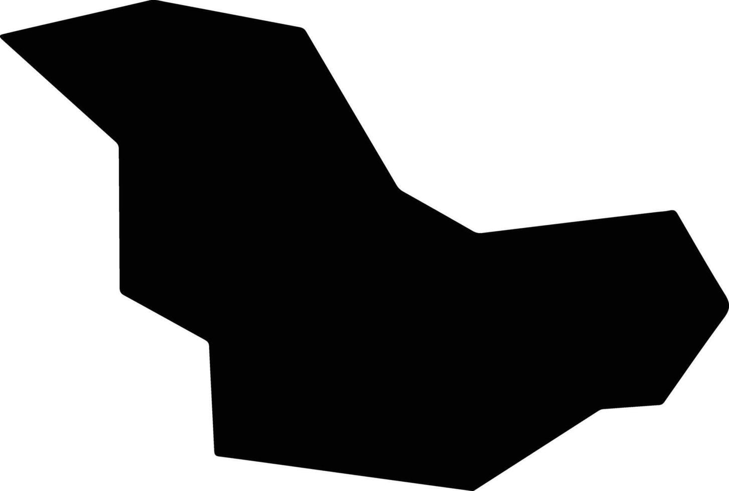 Swieqi Malta silhouette map vector