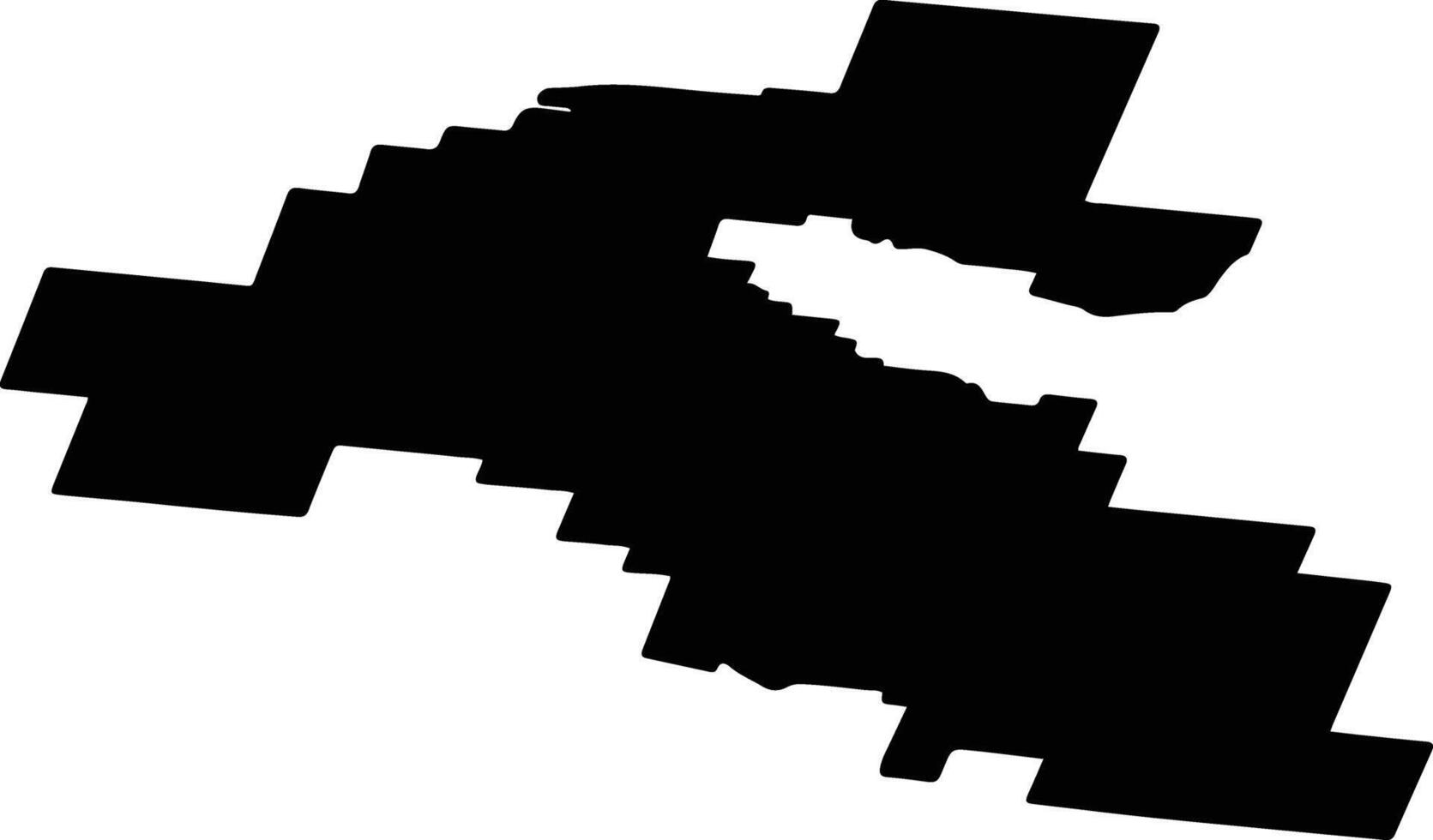 Syktyvdinsky District Russia silhouette map vector