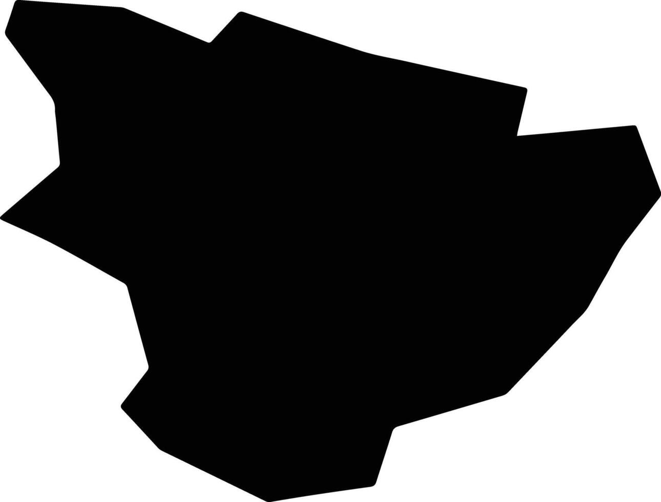 Syrymskiy Kazakhstan silhouette map vector