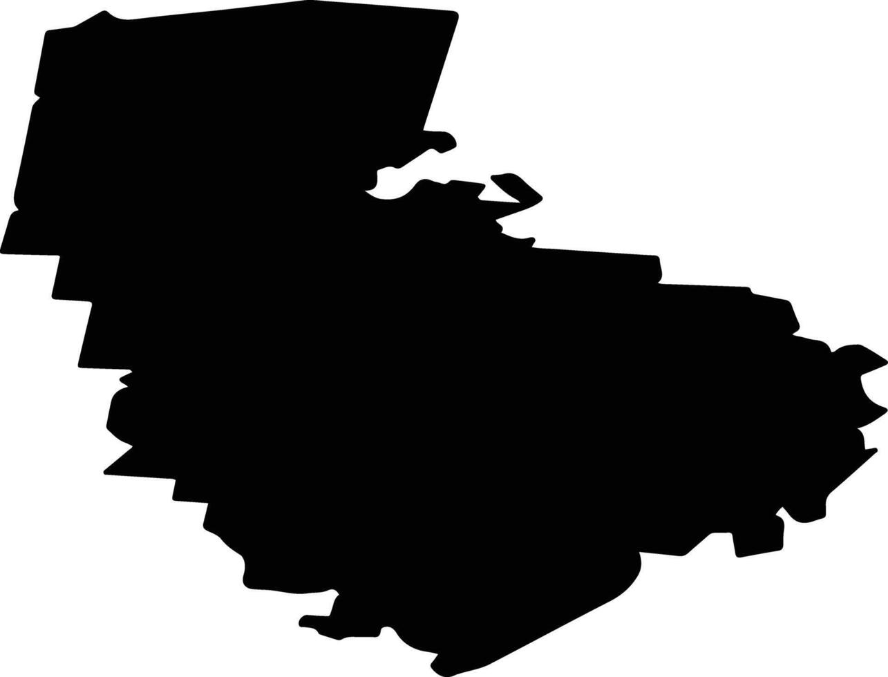 Syumsinsky District Russia silhouette map vector