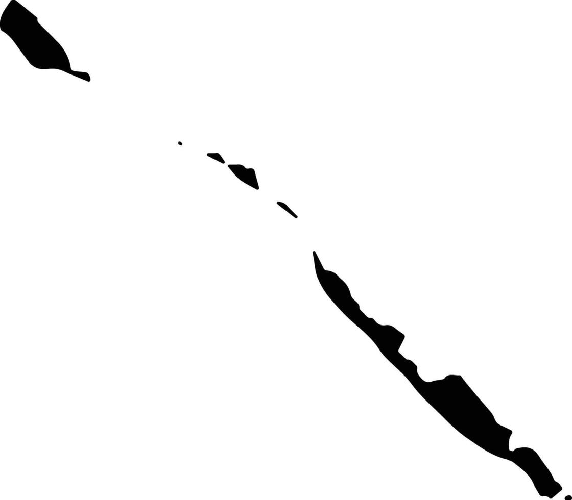 Tabiteuea North Kiribati silhouette map vector