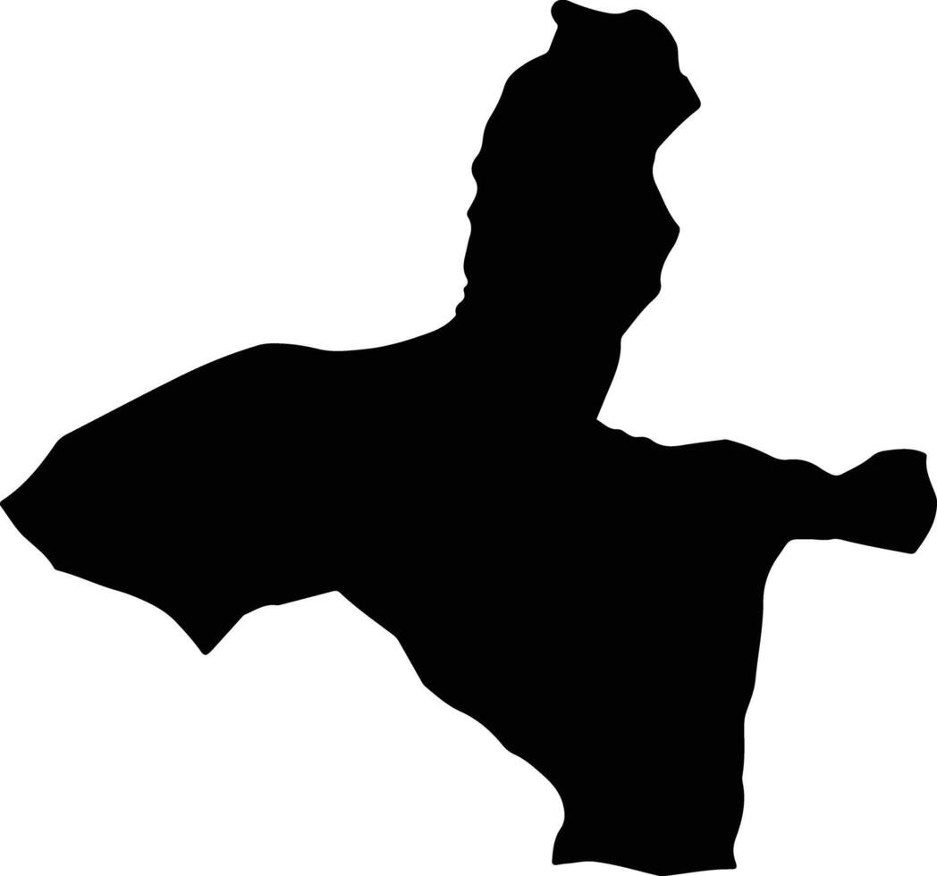 Tabriz Iran silhouette map vector