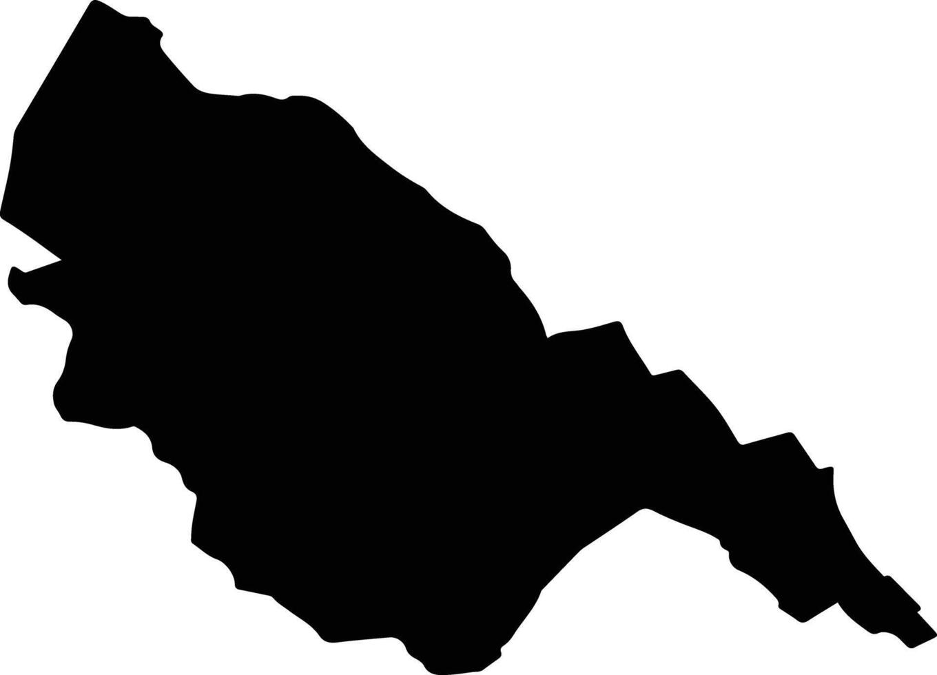 TACUTA Romania silhouette map vector
