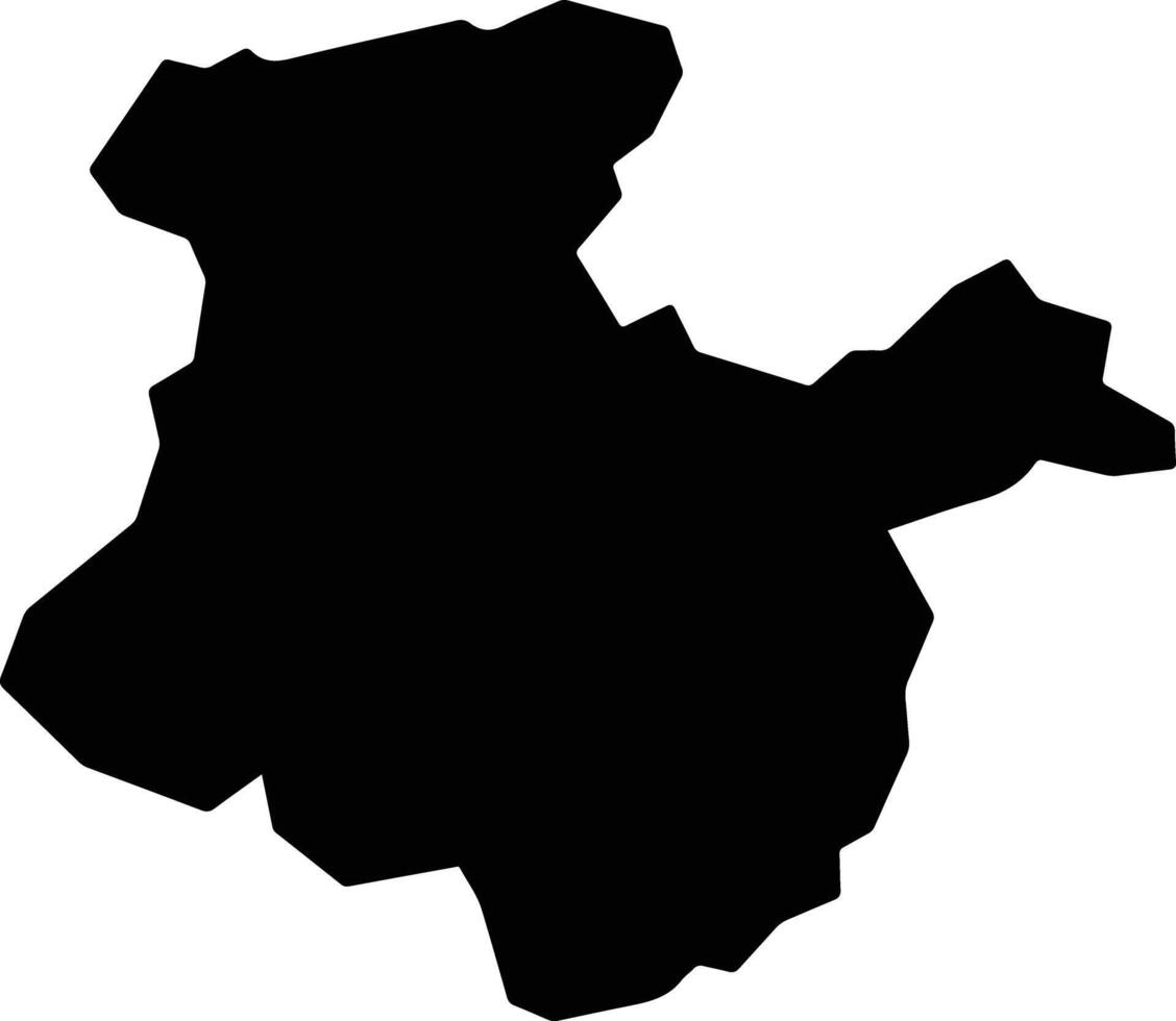 Tadami Japan silhouette map vector