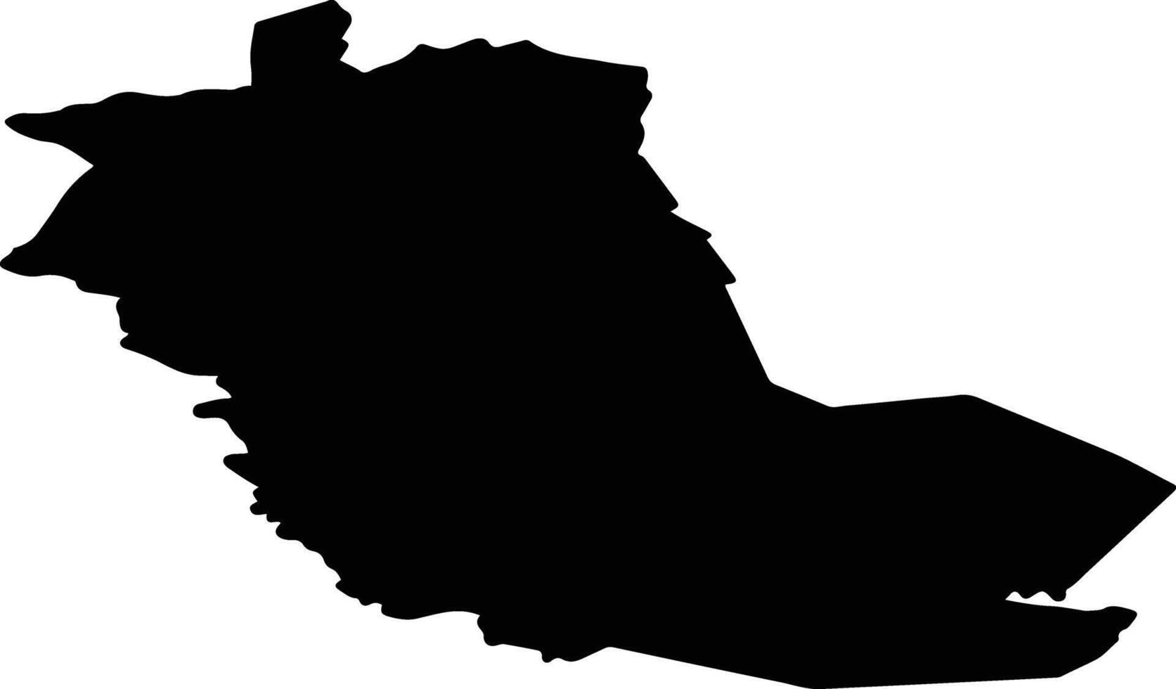 Taheva vald Estonia silhouette map vector