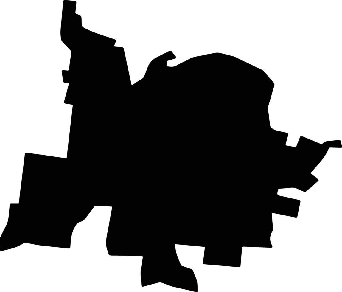 Tahmek Mexico silhouette map vector
