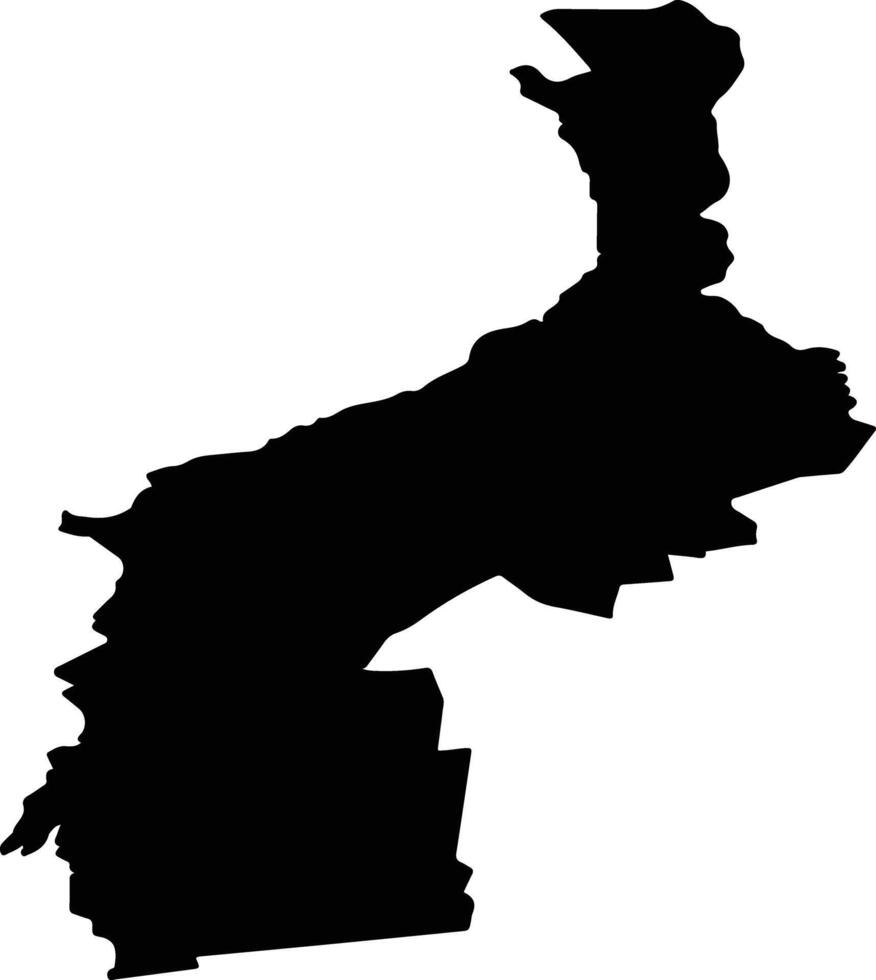 Tahkuranna vald Estonia silhouette map vector