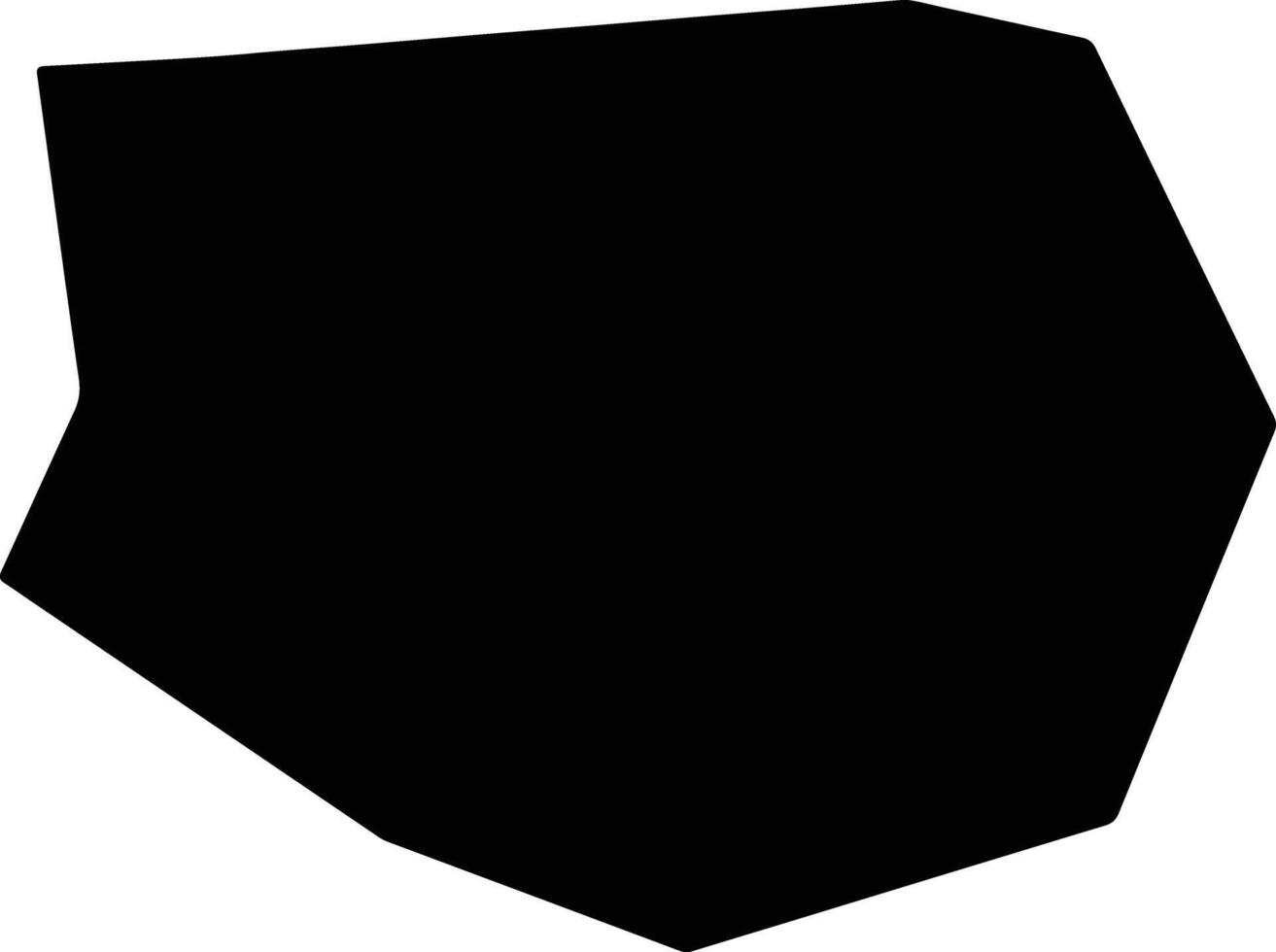 Taibaixian China silhouette map vector