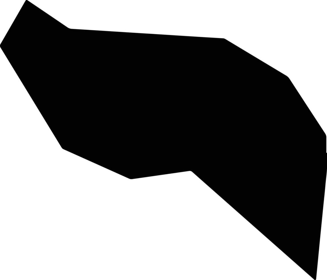 Taihuxian China silhouette map vector