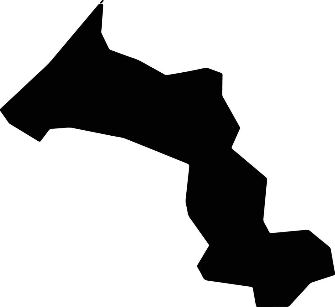 Tainai Japan silhouette map vector