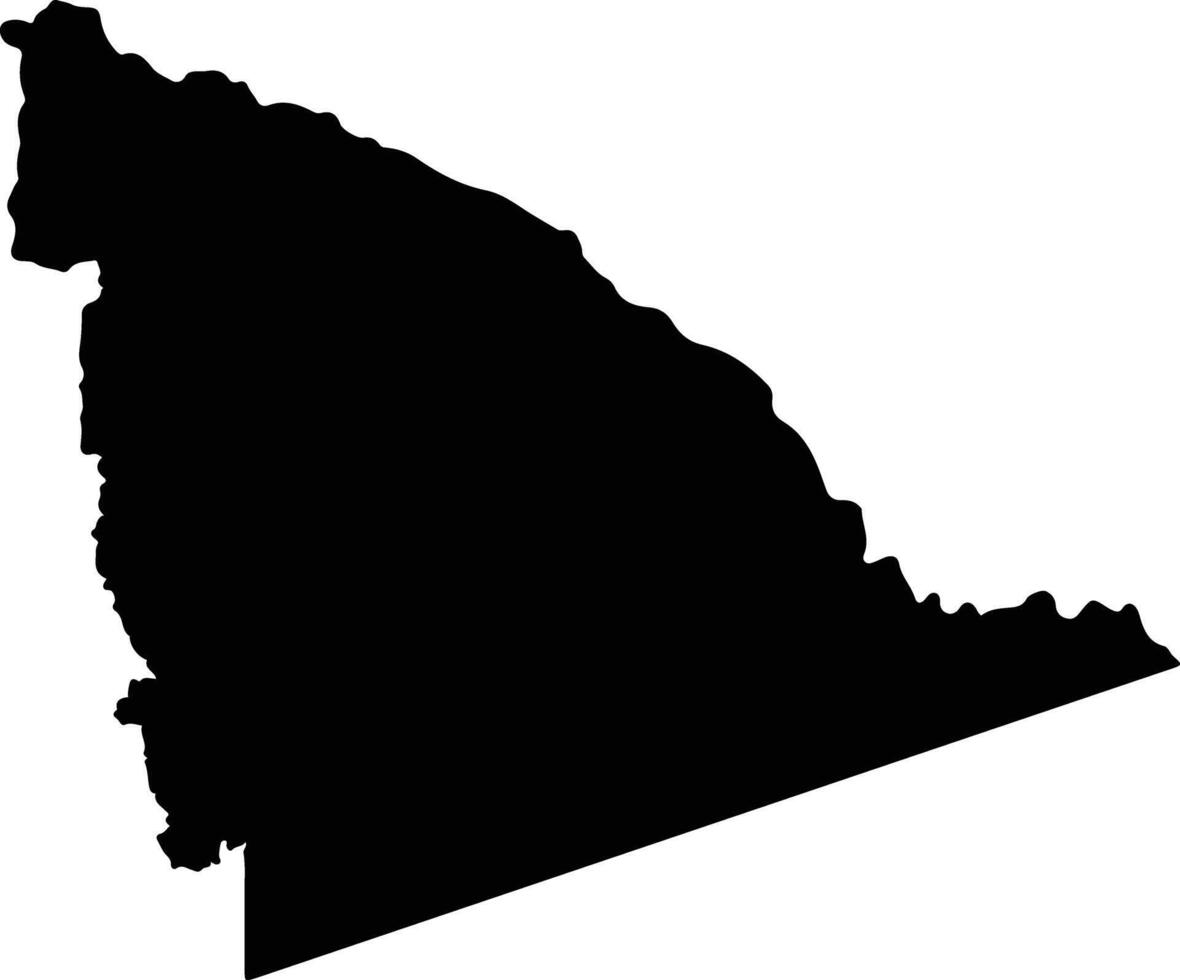 Taisha Ecuador silhouette map vector