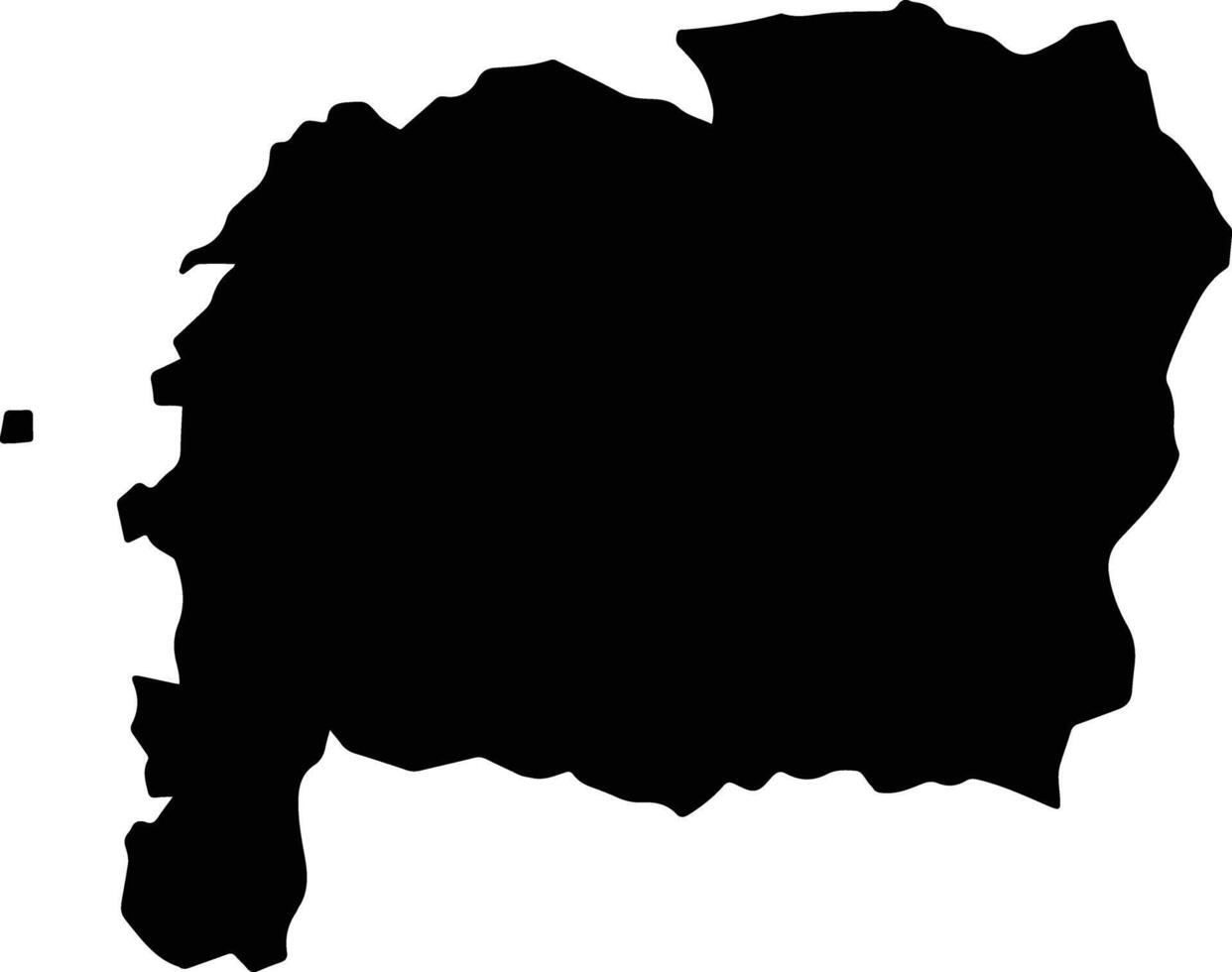 Taiwu Taiwan silhouette map vector
