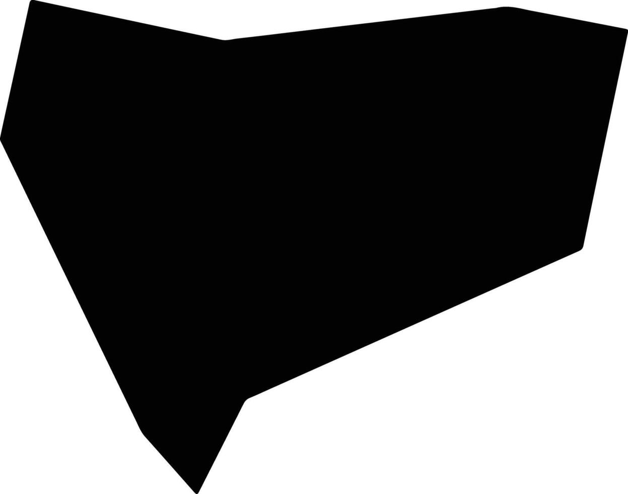 Taixingxian China silhouette map vector