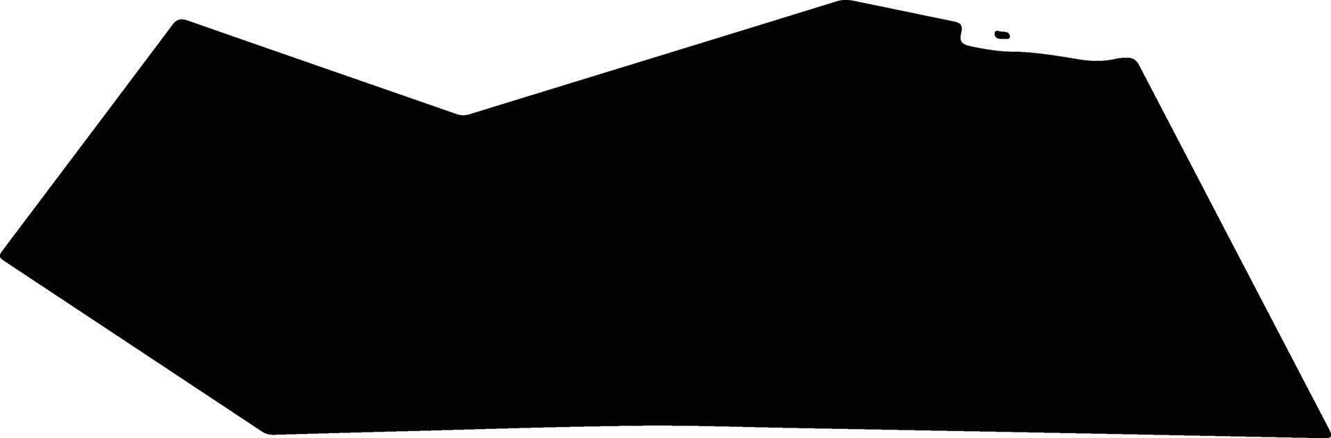 Taizhoushi China silhouette map vector