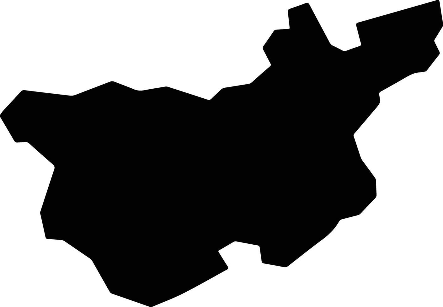 Takahashi Japan silhouette map vector