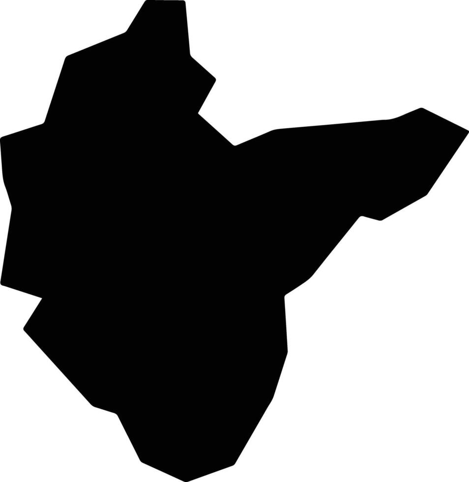 Takai Nigeria silhouette map vector
