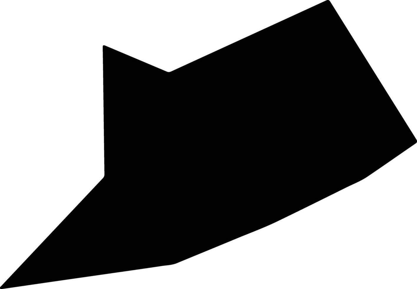 Takeita Niger silhouette map vector