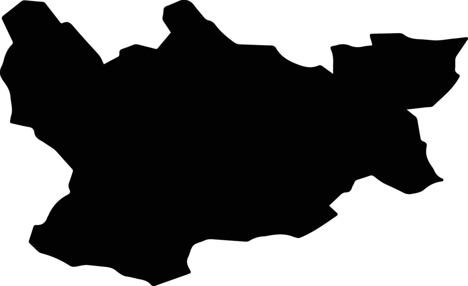 Talas Turkey silhouette map vector