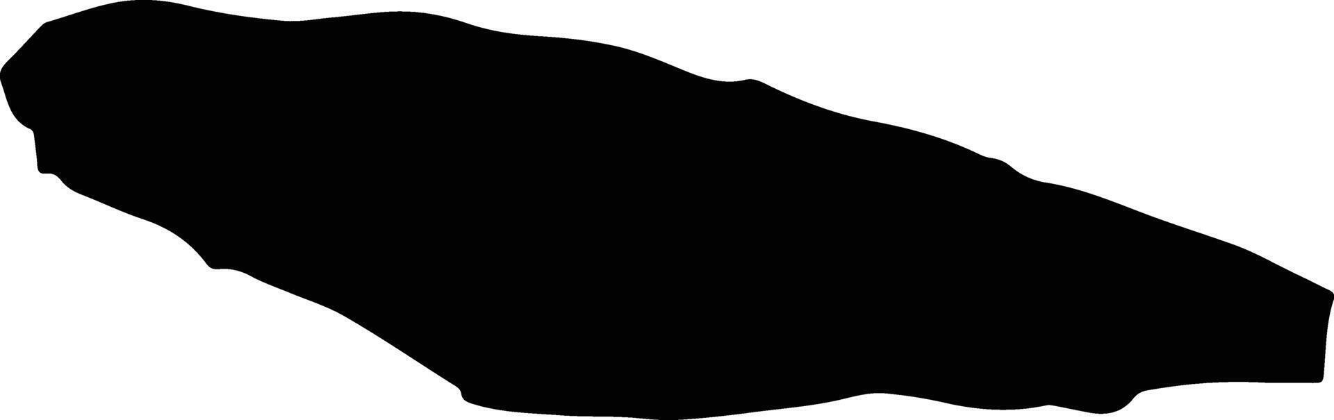 Taleghan Iran silhouette map vector