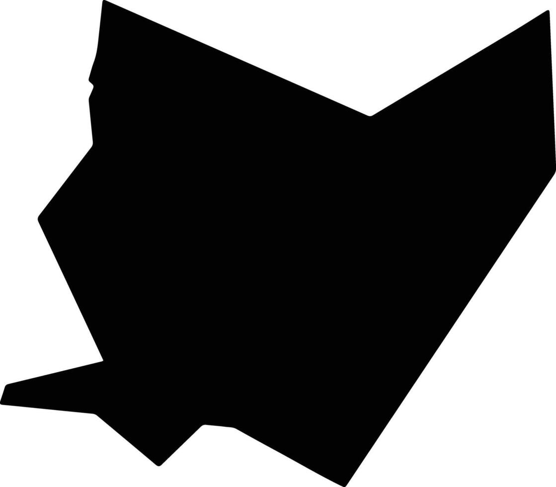 TALEH Somalia silhouette map vector