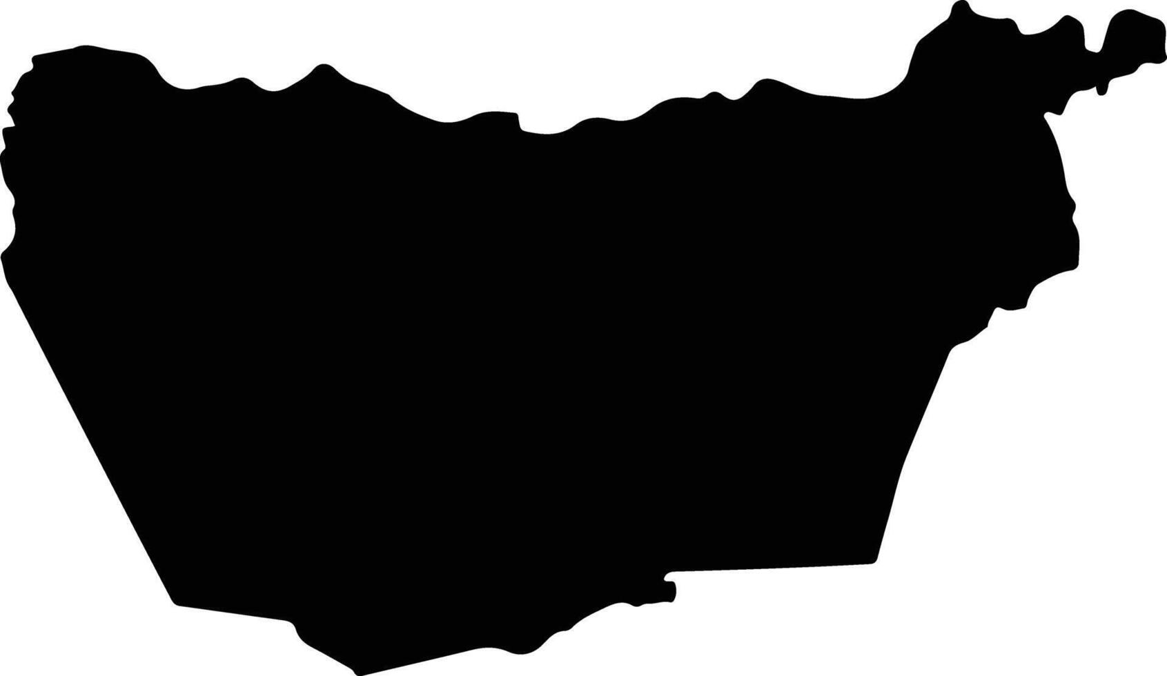 Talgua Honduras silhouette map vector