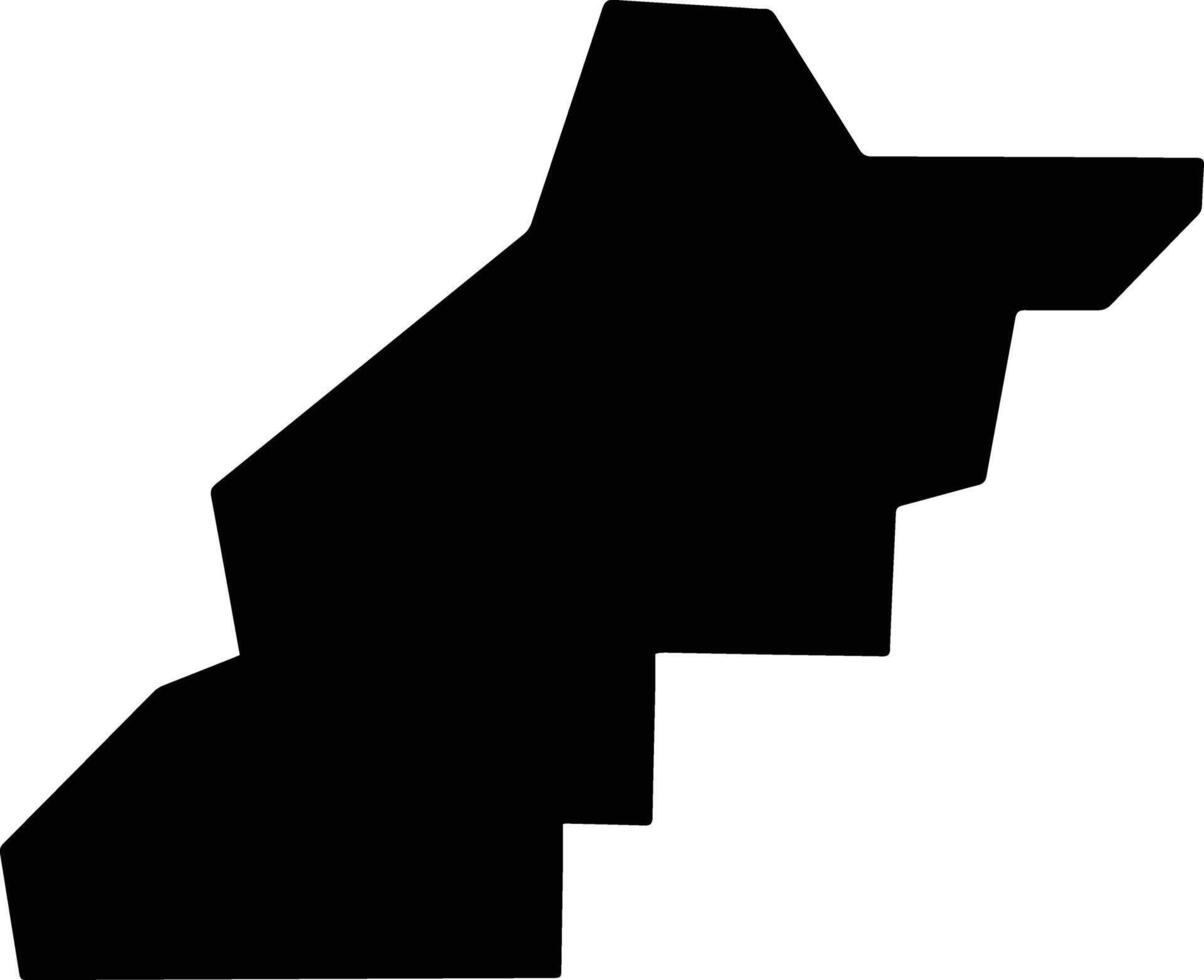 Talladega United States silhouette map vector