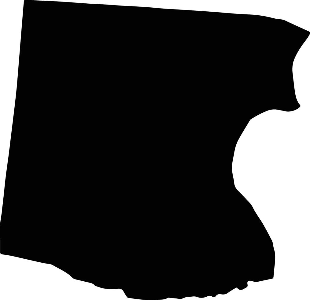 Taling Chan Thailand silhouette map vector