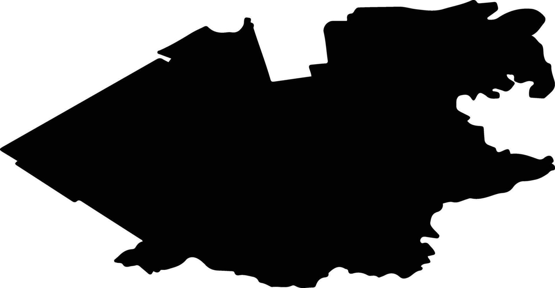 Talmensky District Russia silhouette map vector