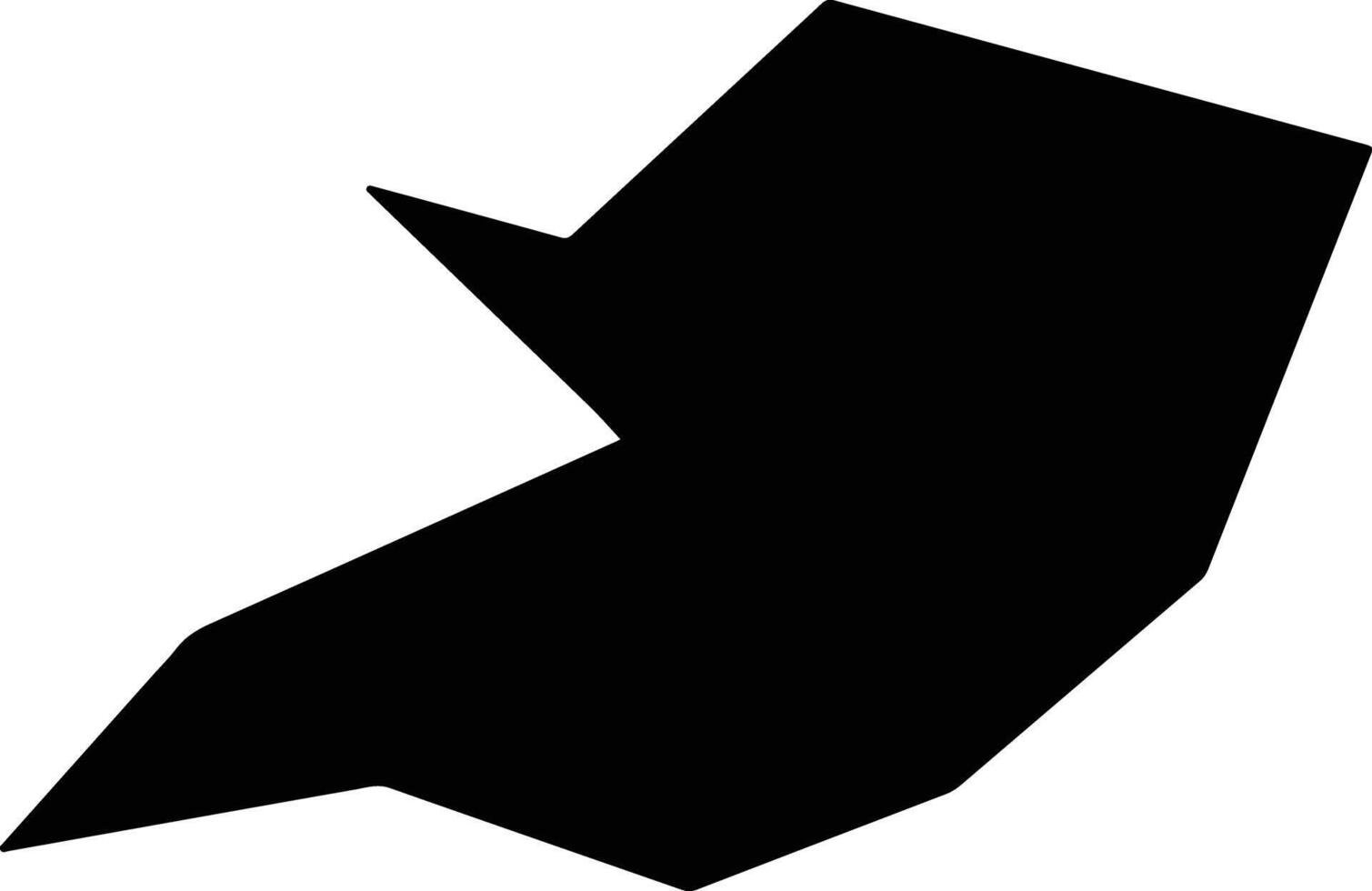 Tama Japan silhouette map vector